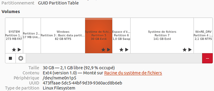 Table partition